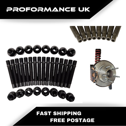90mm STUD CONVERSION KIT M12X1.5 PACK OF 20 STUDS + NUTS FITS RENUALT MEGANE MK3