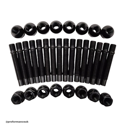 90mm STUD CONVERSION KIT M12X1.5 PACK OF 20 STUDS + NUTS FITS RENUALT MEGANE MK3